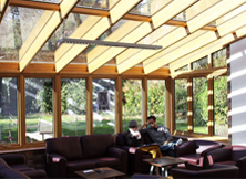 Quality Oak Conservatory in Commercial Environment